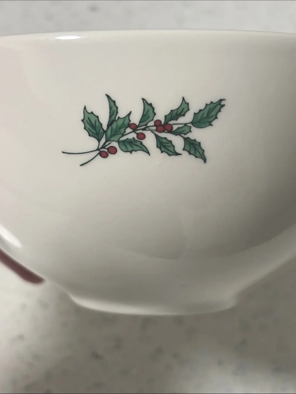 Nikko Japan Happy Holidays Christmastime Bowl Set of 4 Festive Tree Presents